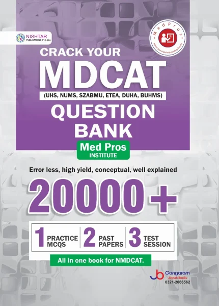 Crack Your MDCAT Question BANK 20000+ Medpros Book
