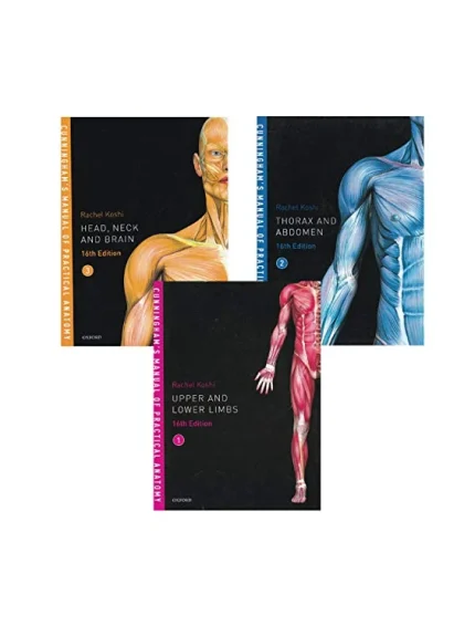 Cunningham's Manual of Practical Anatomy Set Of 3 Volumes