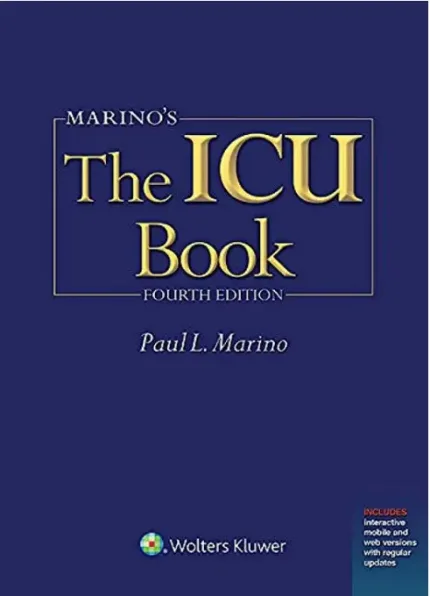 Marino's The ICU Book by Paul L Marino 4th Edition