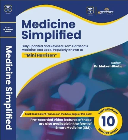 Medicine Simplified Mini Harrison by Dr Mukesh Bhatia 10th Edition