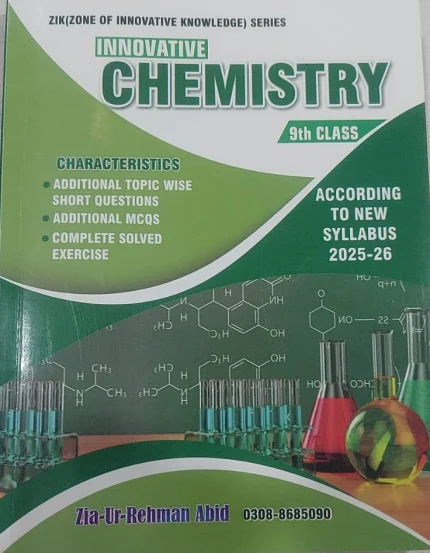 Innovative Chemistry 9th class ZIK Series 2025-26