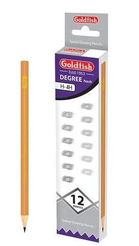 Goldfish Degree pencil H-6H for sketching