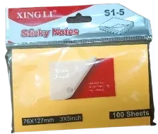 Xing LI Sticky Notes S1-5 100 sheets 3*5 Inch 76*127mm