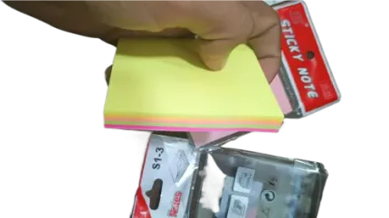 Xing LI Multi-Colour Sticky Notes S1-3 100 Sheets 3*3inch 76*76mm