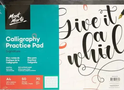 Mont Marte Calligraphy Workbook 70Gsm 50 Sheets