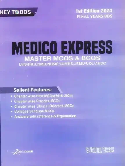 Key To BDS Medico Express Final Year BDS Master MCQS & BCQS Past Papers