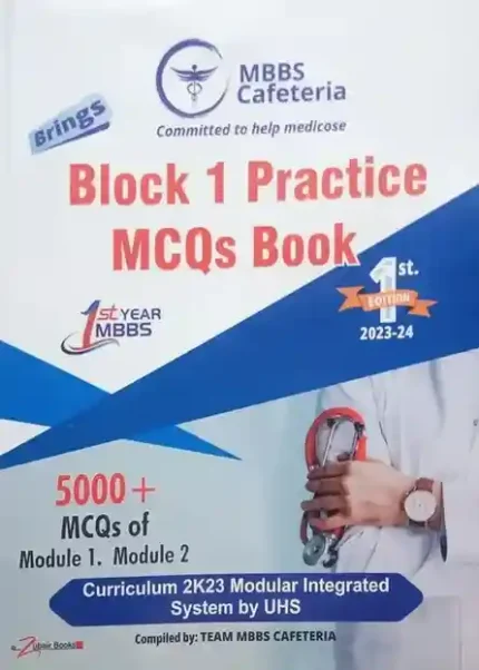 MBBS Cafeteria Block 1 Practice MCQs Book 1st Year MBBS