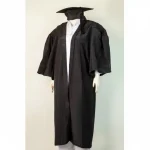 Premium Black Teacher's Gown Graduation Gown