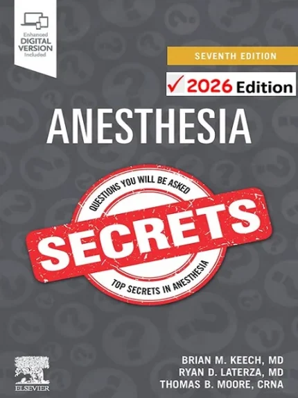 Cover Image of Anesthesia Secrets 7th Edition 2026