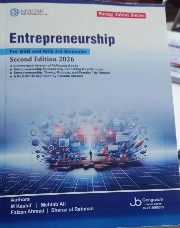 Cover Image for Entrepreneurship For BSN 3rd Semester 2nd Edition 2026