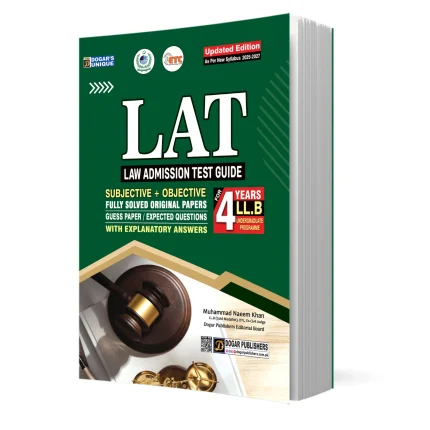 Cover Image for LAT LAW Admission Test Guide by Dogar Publishers 2026 Edition