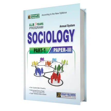 Cover Image for LLB Part 1 Sociology Book By Dogar Publisher 4 Years Program