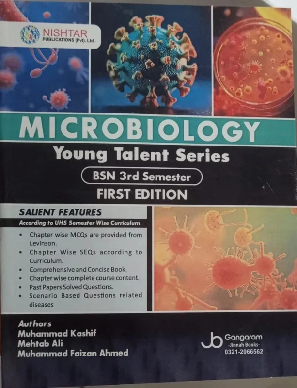 Cover Image for Microbilogy Young Talent Series BSN 3rd Semester 1st Edition