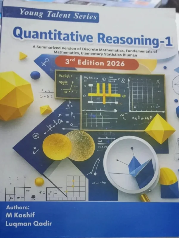 Cover Image for Quantitative Reasoning 1 3rd Edition 2026 by M Kashif