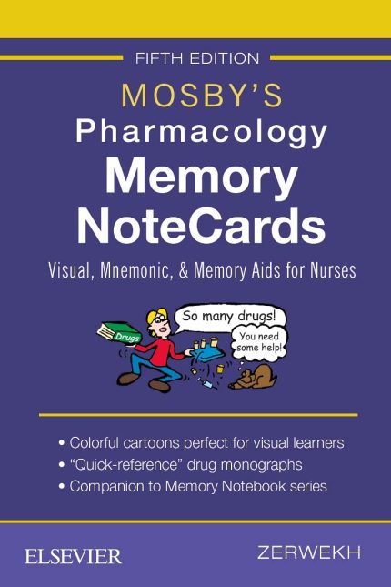 Cover Image for Mosby's Pharmacology Memory Note Cards 5th Edition