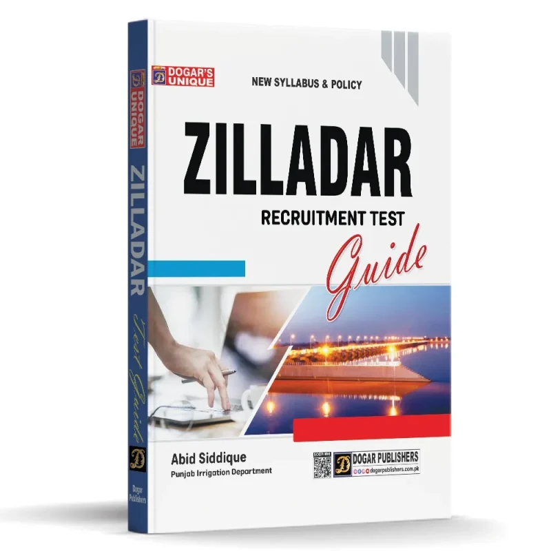 Cover Image for Zilladar Recruitment Test Guide By Dogar Publishers