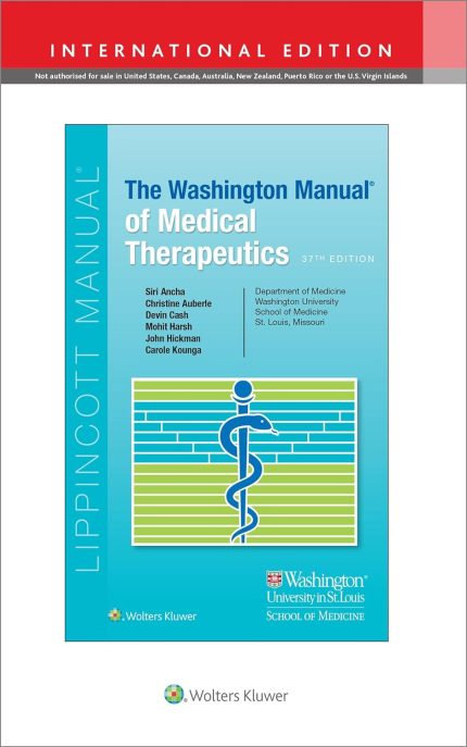 Cover Image for The Washington Manual Of Medical Therapeutics 37th Edition