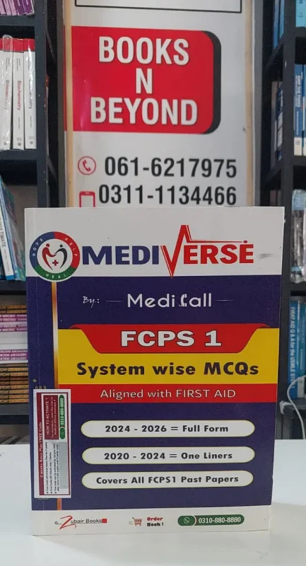 Mediverse Medicall FCPS Part 1 System Wise MCQs Edition 2026