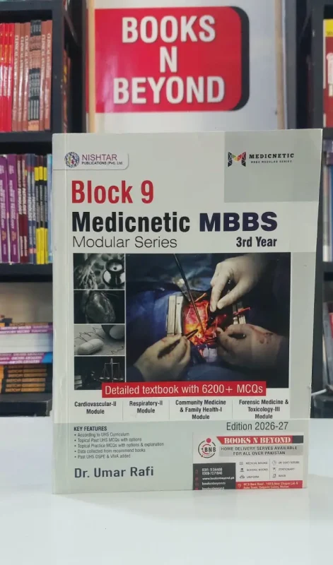 Block 9 Medicnetic 3rd Year MBBS Modular Series Edition 2026–27