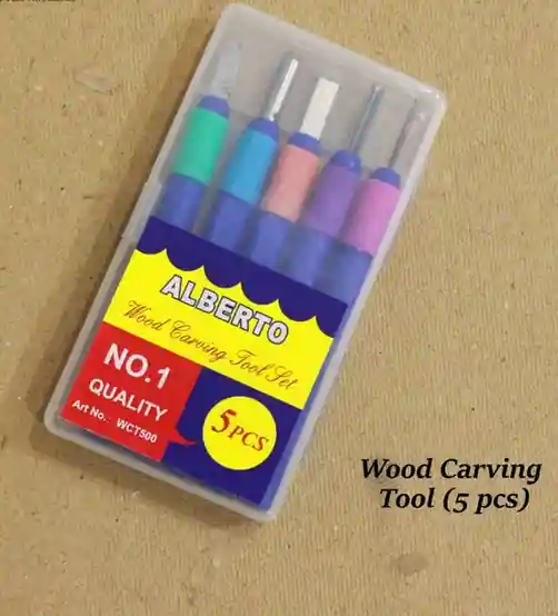 Alberto Wood Carving Tool Set 5Pcs WCT500