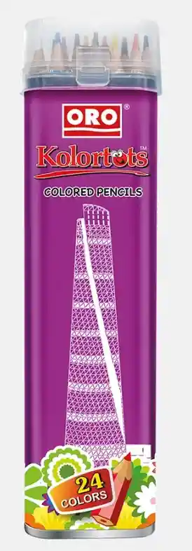 Kolortots New Edition 12 and 24 Color Pencils Box
