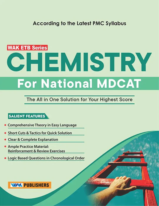 Cover Image for Chemistry For National MDCAT (WAK ETB Series) by Wajid Ali Kamboh