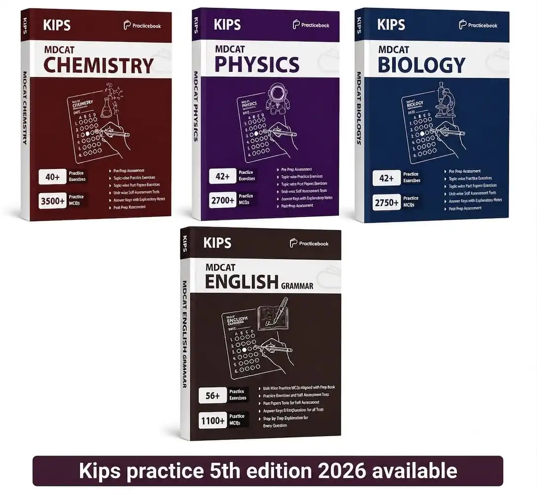 KIPS MDCAT Practice Book Set 5th Edition (2026)