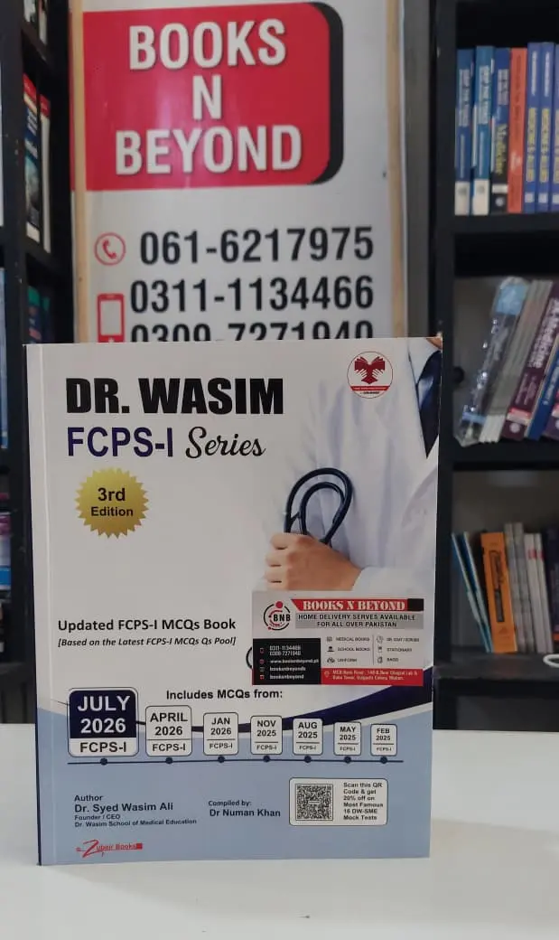 Dr Wasim FCPS - 1 MCQs Book 3rd Edition 2026 Dr Wasim FCPS - 1 MCQs Book 3rd Edition 2026